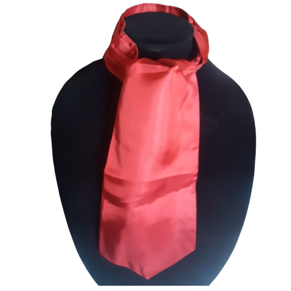 Sammy Red Vintage Ascot Cravat
